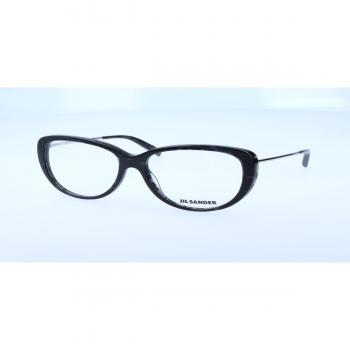Jil Sander J 4003 A Gafas Recetadas para Mujer Negras con armazones y lentes de 55
