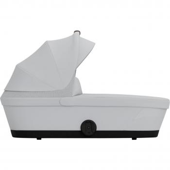 Cybex Capazo Melio - Capazo para bebé, ligero y compacto, con sistema de viaje 3 en 1, compatible con sillas de paseo Cybex Melio, acolchado suave, capota extensible con protección solar