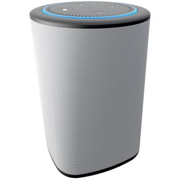 VAUX Cordless Home Speaker + Portable Battery for Amazon Echo Dot Gen 2 Ash/Grey