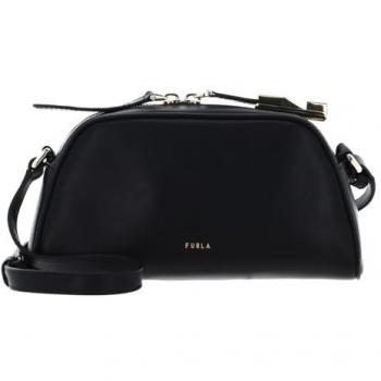 Furla Goccia Black Leather Crossbody Bag for Women