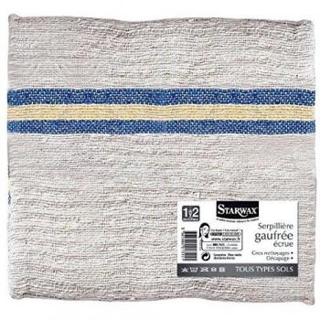 Starwax 001315 - Bayeta doble, fibras textiles, 50 x 100 mm, color blanco