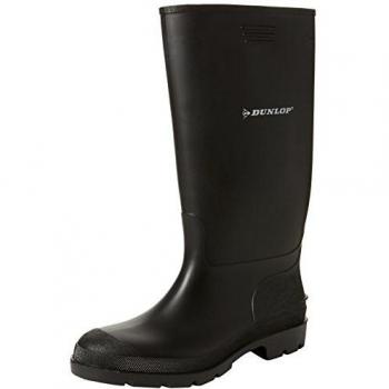 Dunlop Hombre 380pp Botas de Agua Negro Size: 11 UK