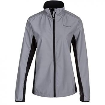 Endurance Women's Reflective Running Jacket Rumey Size 36, Silver