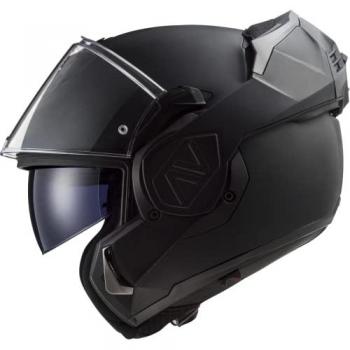LS2 Casco Modular FF906 Advant Negro Adulto, tipo modular, color negro, talla XS