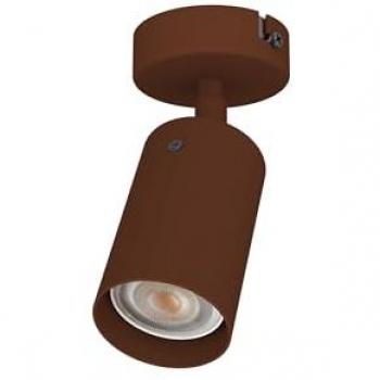 Plafón Diseño Form GU10 Corten 6x12cm