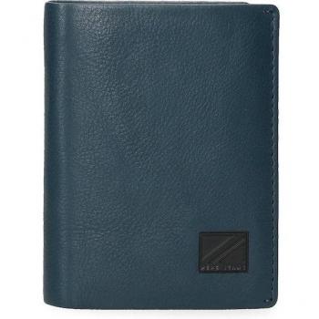 Cartera de hombre Pepe Jeans Chief vertical en piel azul marino