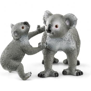 Schleich 42556 Vida Salvaje Koala con Cría Figura