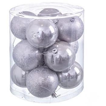 Bolas de Navidad Multicolor Cobre Plástico 8 x 8 x 8 cm (12 Unidades) - Decoración Navideña Original