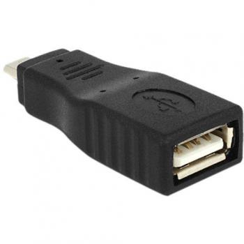 Adaptador USB Micro B a USB A Hembra OTG 2.0 Delock 65549