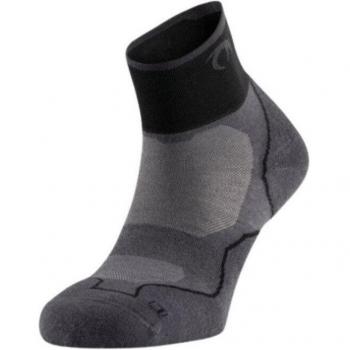 Calcetines Lurbel Desafio Trail Running Sin Costuras Transpirables Anti-Ampollas Montaña Dark Grey/Black