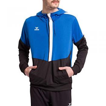 Erima Squad Men's Hoodie - Blue/Black, Size M