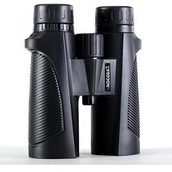 NOCOEX® 8X42 prismáticos Impermeable / Resistente a la niebla / a prueba de choques - con correa de cuello y estuche de transporte BaK4 Binoculars de prisma de techo
