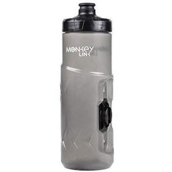 MonkeyLink MonkeyBottle - Botella sin Botella, 600 ml, Color Gris