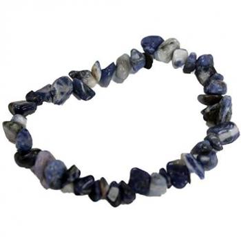 Pulsera de Fragmentos de Sodalita - Piedras Preciosas