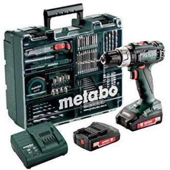 metabo 602317870 Taladradora de Percusión de Batería, 18 V, Negro/Verde, Size