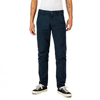Reell Superior Flex Slim-Fit Chino Trousers - Diamond Navy
