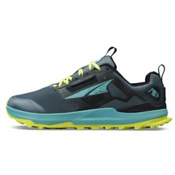 Altra Zapatillas de Trail Running Lone Peak 8, color negro/verde/amarillo neón, talla 42.5 EU
