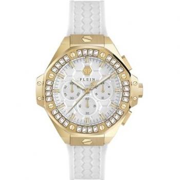 Philipp Plein Chrono Royal Unisex White Watch PWPSA0624 Silicone - One Size