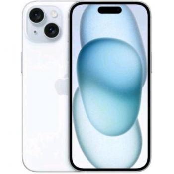 Apple iPhone 15 - Smartphone de 128 GB con tecnología 5G, pantalla OLED Super Retina XDR de 6.1, doble SIM, chip A16 Bionic y sistema operativo iOS 17 en color Azul