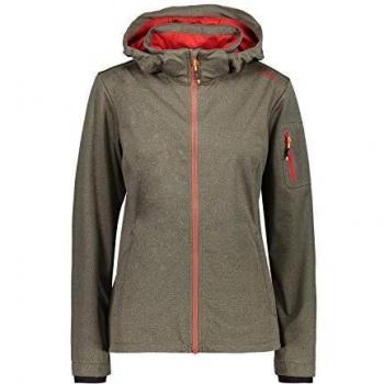 CMP - Cazadora de mujer Softshell, color Kaki Mel., tamaño 46