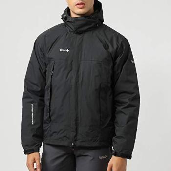 Izas Varelo Chaqueta Fibra, Hombre, Negro/Negro, M