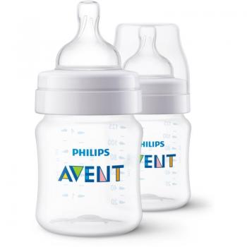 Philips Avent Classic Anti-Colic Baby Bottle 0m+ 2x125ml