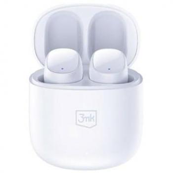 Auriculares Bluetooth Inalámbricos 3MK FlowBuds Blancos con Micrófono