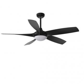 Ventilador de Techo DC Galleo Negro 24W 5 Aspas