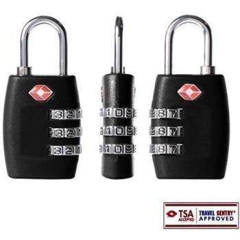 XCSOURCE® 2stk TSA 335B 3 Ziffern Kombination Sicher Reise Gepäck Koffer Code Schloss Nummernschloss