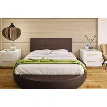 Cabecero Tapizado 3C Chocolate para Cama de 135 a 150 cm