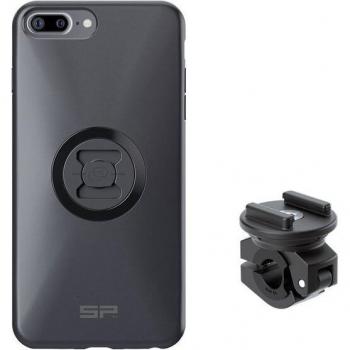 Soporte de teléfono SP Connect Moto Bundle para iPhone 8 Plus - Montaje en espejo retrovisor - Color negro