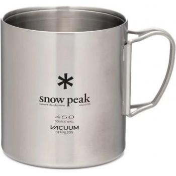 Snow Peak Stainless Vacuum Double Wall Mug Camp Cup, 450ml