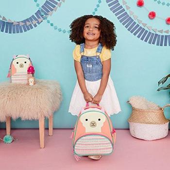 Skip Hop Llama Kids Backpack - Quality Travel & School Bag with Adjustable Padded Straps and Drink Mesh Compartments