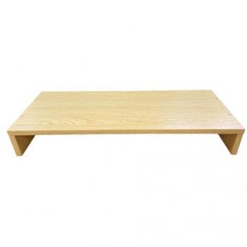 Soporte Elevador de Monitor de Madera 49x19x7 cm - Organizador de Escritorio para Pantallas y Televisores
