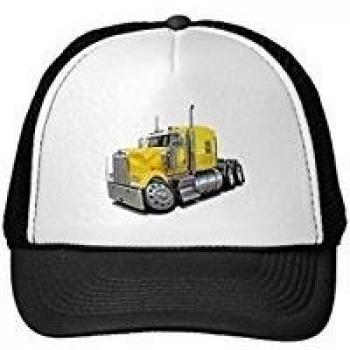 Funny Kenworth W900 Yellow Truck Trucker Hat