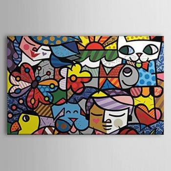PitengTM arte decorativo Britto pop art de cómic jardín Listo para colgar