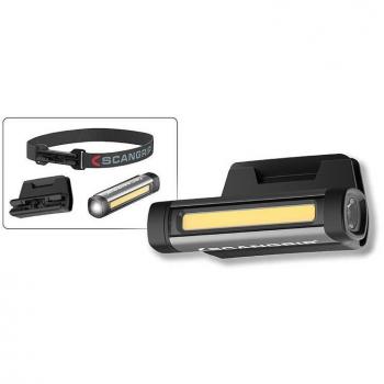 Linterna Frontal Recargable Flex Wear 75-150 lm con Cinta Craneal y Capuchón Li-Ion