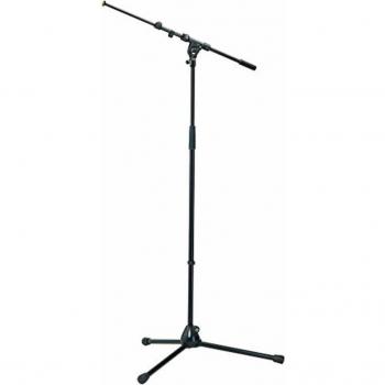 K&M 25680 Soft Touch One-Hand Microphone Stand, Adjustable Height 43.3-71.6, Color Black