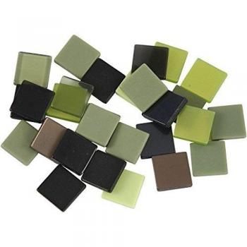 Mini Mosaico Verde Brillante 25 g, 1 Paquete