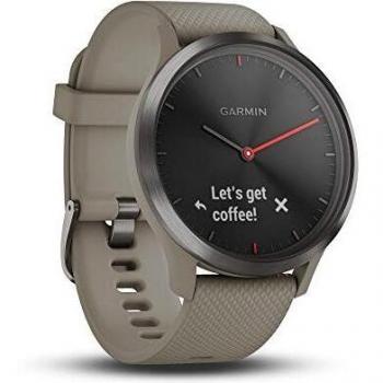 Garmin Vívomove HR Reloj Inteligente con GPS y Pulso en la Muñeca, Adultos Unisex, Oro Rosa/Negro, Talla Única