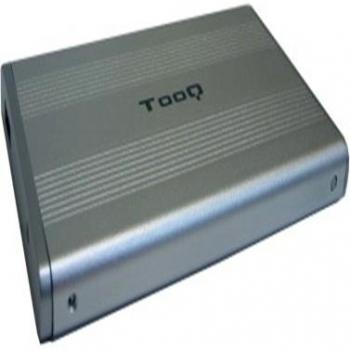 TooQ TQE-2501 - Caja externa para disco duro IDE 2.5, USB 2.0, color aluminio