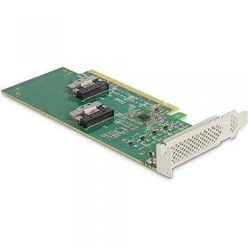 Tarjeta PCI Express 4.0 x16 a 4 puertos SFF-8639 NVMe, Controlador de almacenamiento DeLOCK 90077