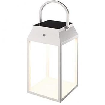 Lámpara de Mesa Solar SAPPORO LED Blanca, 3W, 3000K, 238lm, IP54, Portátil, Garantía de 3 Años
