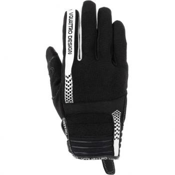 V quattro design rush 18zguantes para hombre color negroblanco talla 3x l