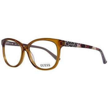 Guess Brille GU2505 52045 Monturas de gafas, Marrón