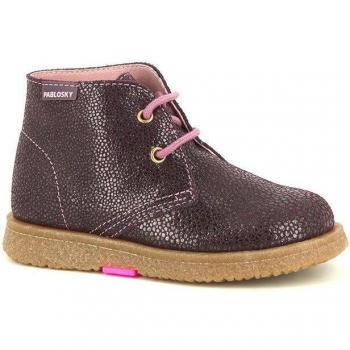 Botas Niña Pablosky de Piel Morado 403584