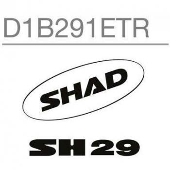Shad D1B291ETR Adhesivos Baúl Sh29 Modelo 2011, Blanco