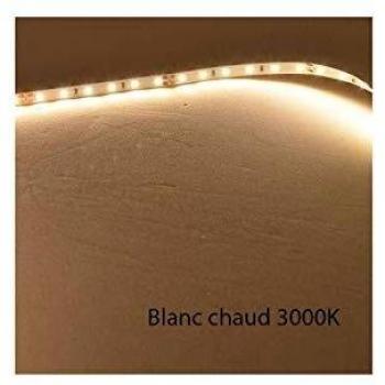 Banda LED Blanca Cálida 3000K 60 LED/m 4.8W/m IP68 5m