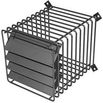 Rejilla de Protección con Déflecteur para Terminal Horizontal de 125 mm - Ubbink 200201