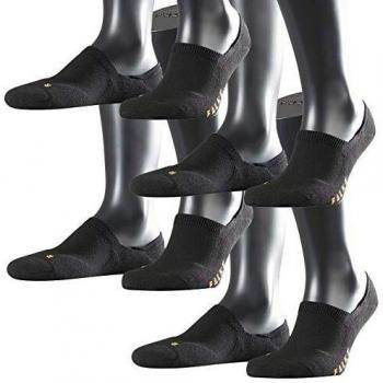 Falke Cool Kick Invisible No Show Socks - Black - Unisex Size 46-48
